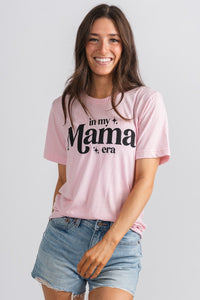 In my mama era t-shirt pink - Trendy T-shirts - Fun Mothers' Day Gifts at Lush Fashion Lounge in Oklahoma