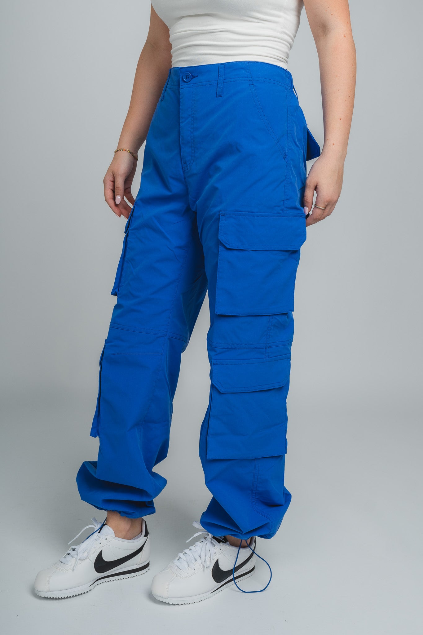 Cargo pants azure - Trendy OKC Thunder T-Shirts at Lush Fashion Lounge Boutique in Oklahoma City