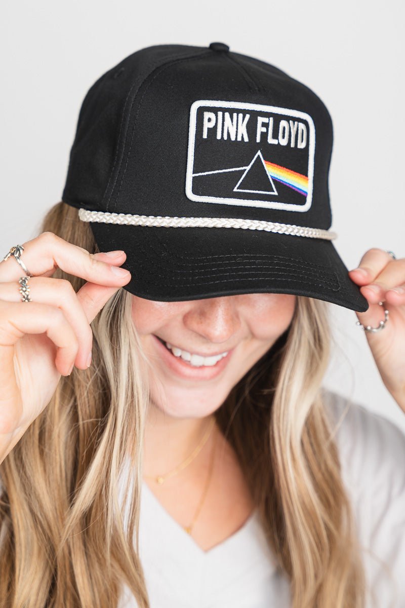 Pink Floyd roscoe rope canvas hat black - Trendy Band T-Shirts and Sweatshirts at Lush Fashion Lounge Boutique in Oklahoma City