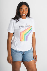 Pink Floyd vintage fade t-shirt white - Stylish Band T-Shirts and Sweatshirts at Lush Fashion Lounge Boutique in Oklahoma City