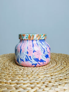 Capri Blue pattern play candle volcano 8oz - Trendy Candles and Scents at Lush Fashion Lounge Boutique in Oklahoma City