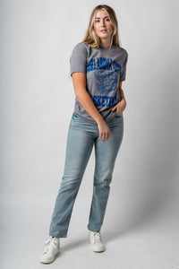 OKC swish unisex crew t-shirt grey - Trendy OKC Thunder T-Shirts at Lush Fashion Lounge Boutique in Oklahoma City