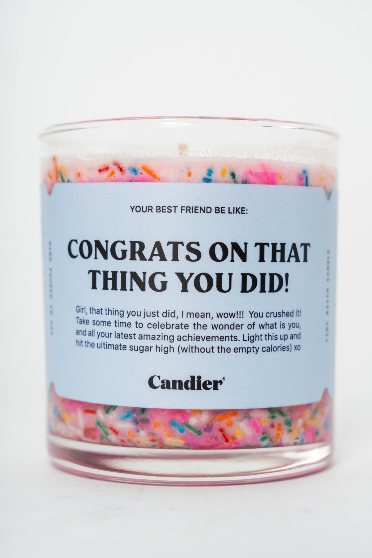 Congrats on that thing you did Candier 9 oz candle - Trendy Candles and Scents at Lush Fashion Lounge Boutique in Oklahoma City