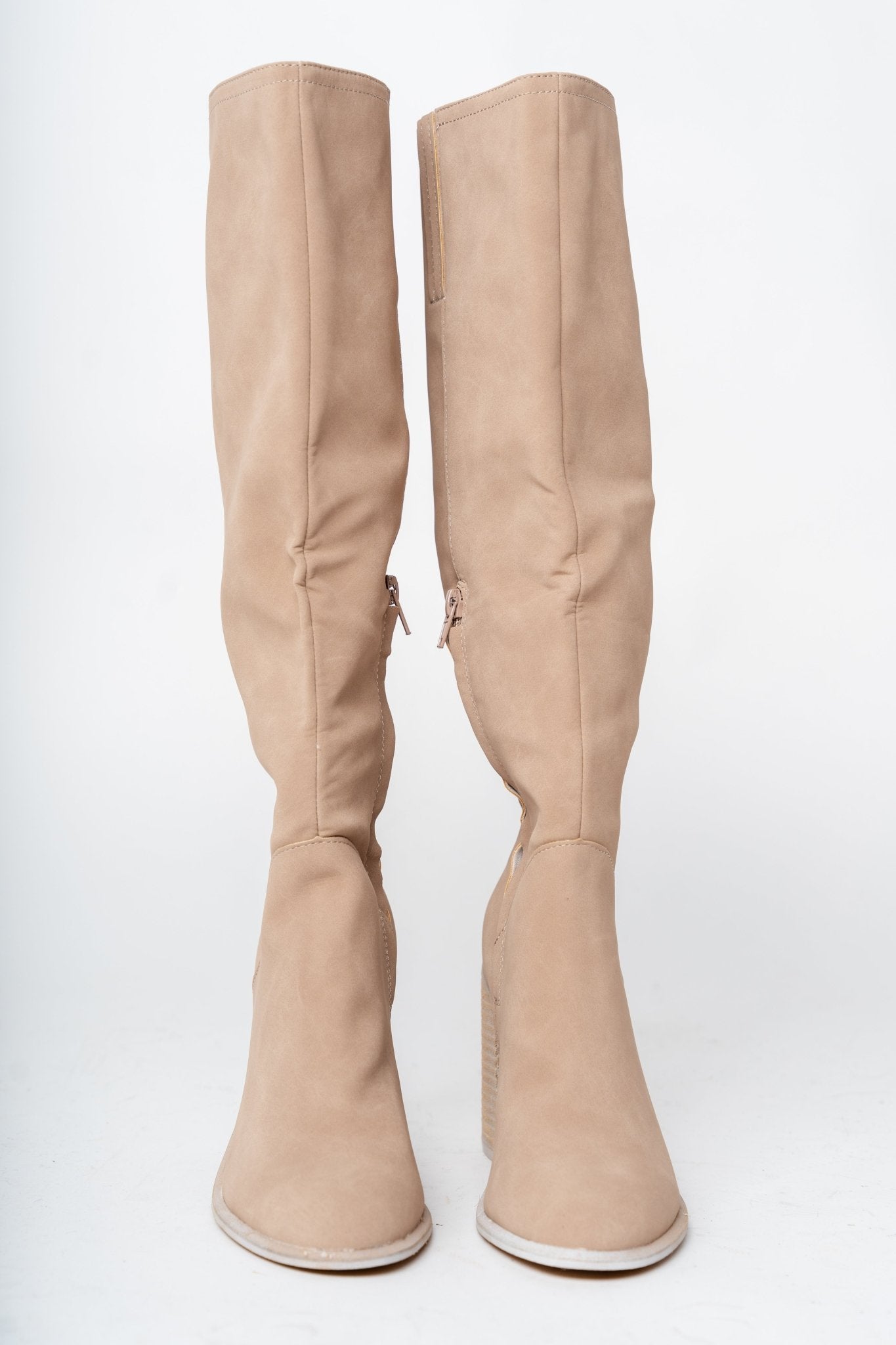 Shiloh knee high boot cedar wood - Trendy shoes - Fashion Shoes at Lush Fashion Lounge Boutique in Oklahoma City