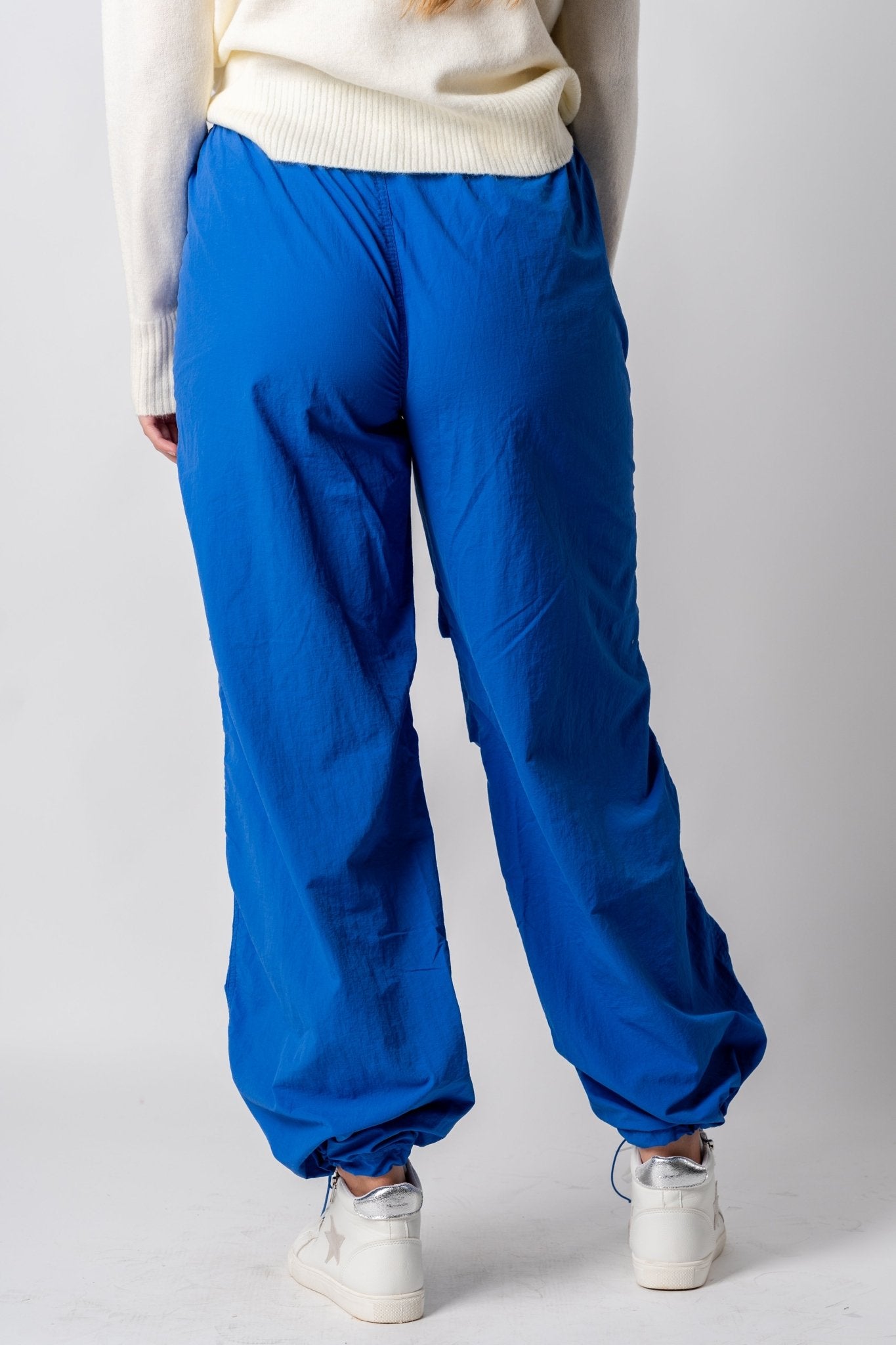 Ruched cargo pants azure - Trendy OKC Thunder T-Shirts at Lush Fashion Lounge Boutique in Oklahoma City
