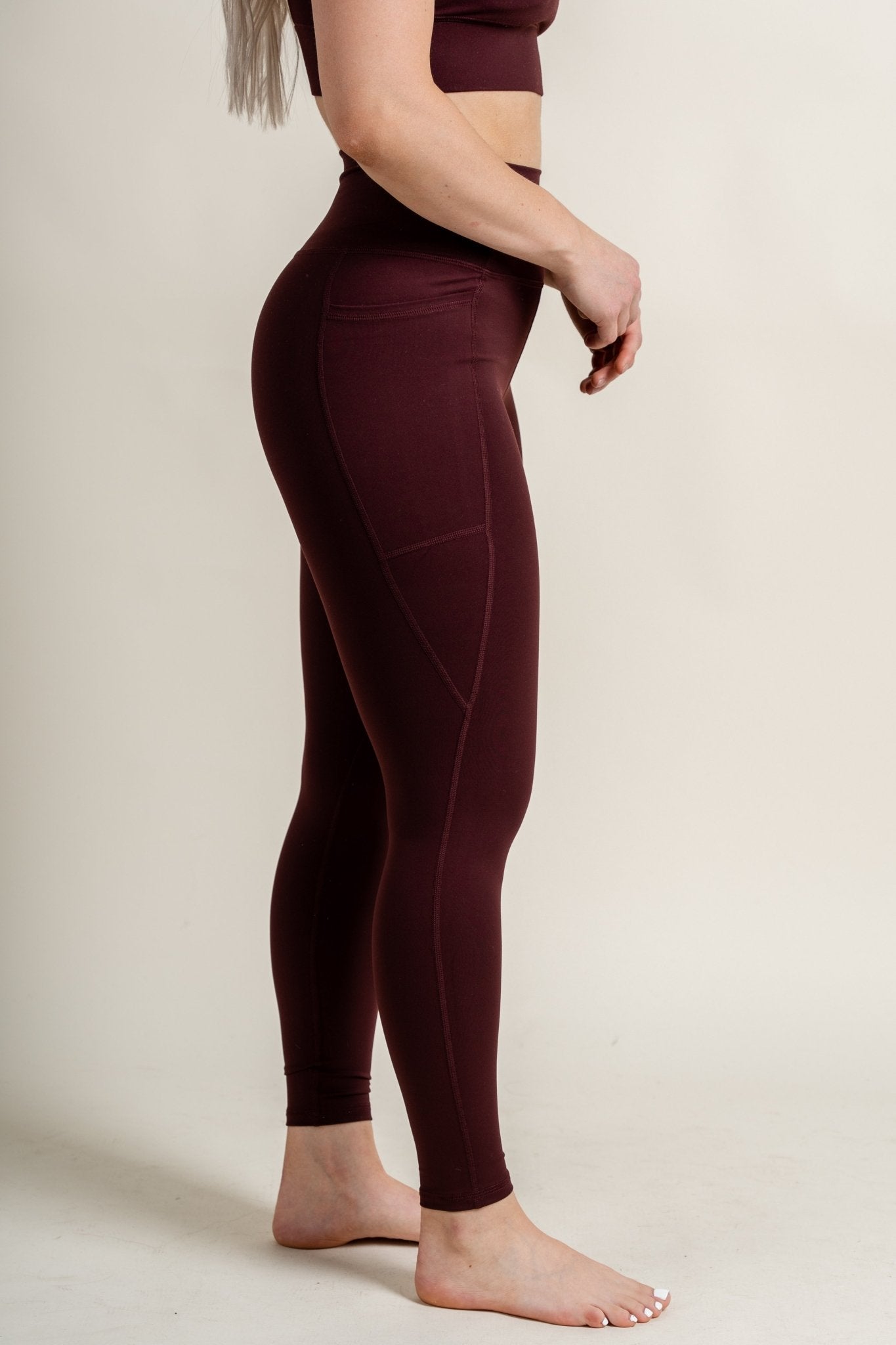 Z Supply all day leggings fig - Z Supply leggings - Z Supply Apparel at Lush Fashion Lounge Trendy Boutique Oklahoma City