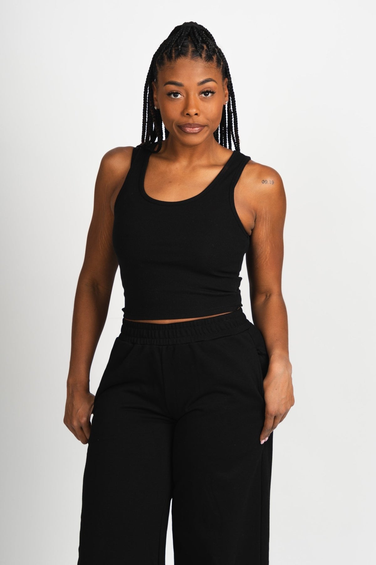 Z Supply Essy ribbed tank top black - Z Supply Tank Top - Z Supply Tops, Dresses, Tanks, Tees, Cardigans, Joggers and Loungewear at Lush Fashion Lounge