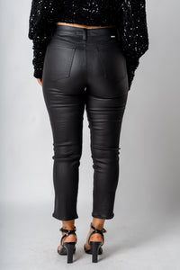 Daze daily drive high rise faux leather pants | Lush Fashion Lounge: women's boutique pants, boutique women's pants, affordable boutique pants, women's fashion pants