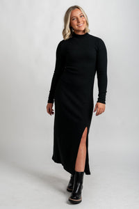 Z Supply Ophelia dress black - Affordable dress - Boutique Dresses at Lush Fashion Lounge Boutique in Oklahoma City