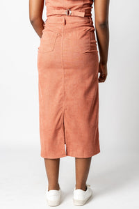 Corduroy maxi skirt rust | Lush Fashion Lounge: boutique fashion skirts, affordable boutique skirts, cute affordable skirts