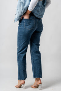 Daze Sundaze high rise straight jeans infinity | Lush Fashion Lounge: boutique women's jeans, fashion jeans for women, affordable fashion jeans, cute boutique jeans