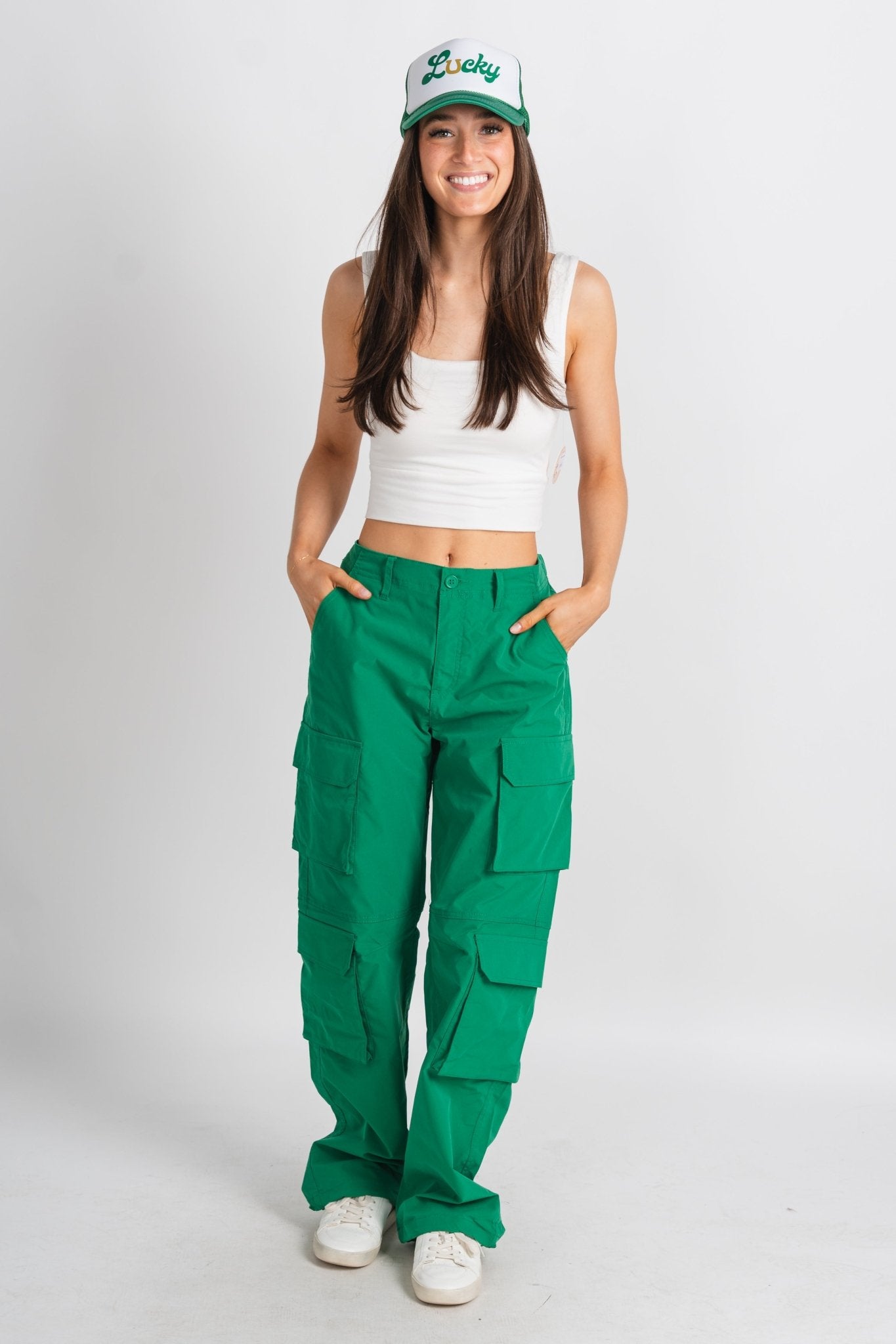 Cargo pocket pants green | Lush Fashion Lounge: women's boutique pants, boutique women's pants, affordable boutique pants, women's fashion pants
