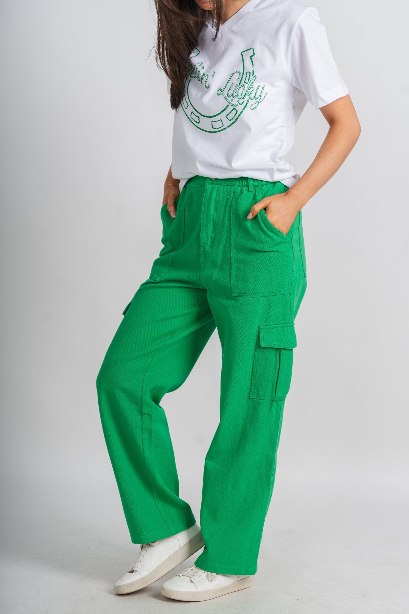 Cargo utility jeans green | Lush Fashion Lounge: boutique women's jeans, fashion jeans for women, affordable fashion jeans, cute boutique jeans