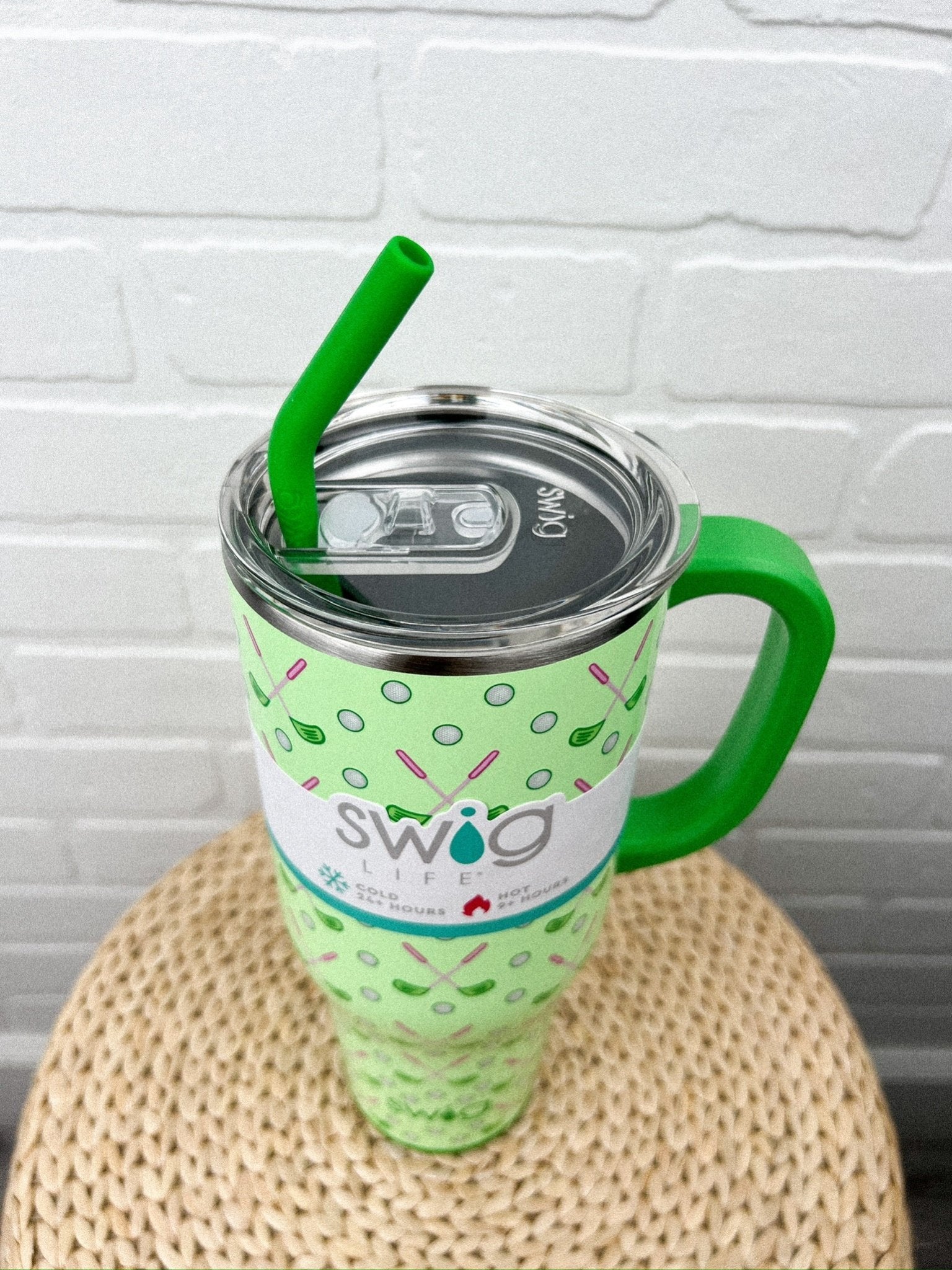 Swig Tee Time 40oz tumbler - Trendy Tumblers, Mugs and Cups at Lush Fashion Lounge Boutique in Oklahoma City