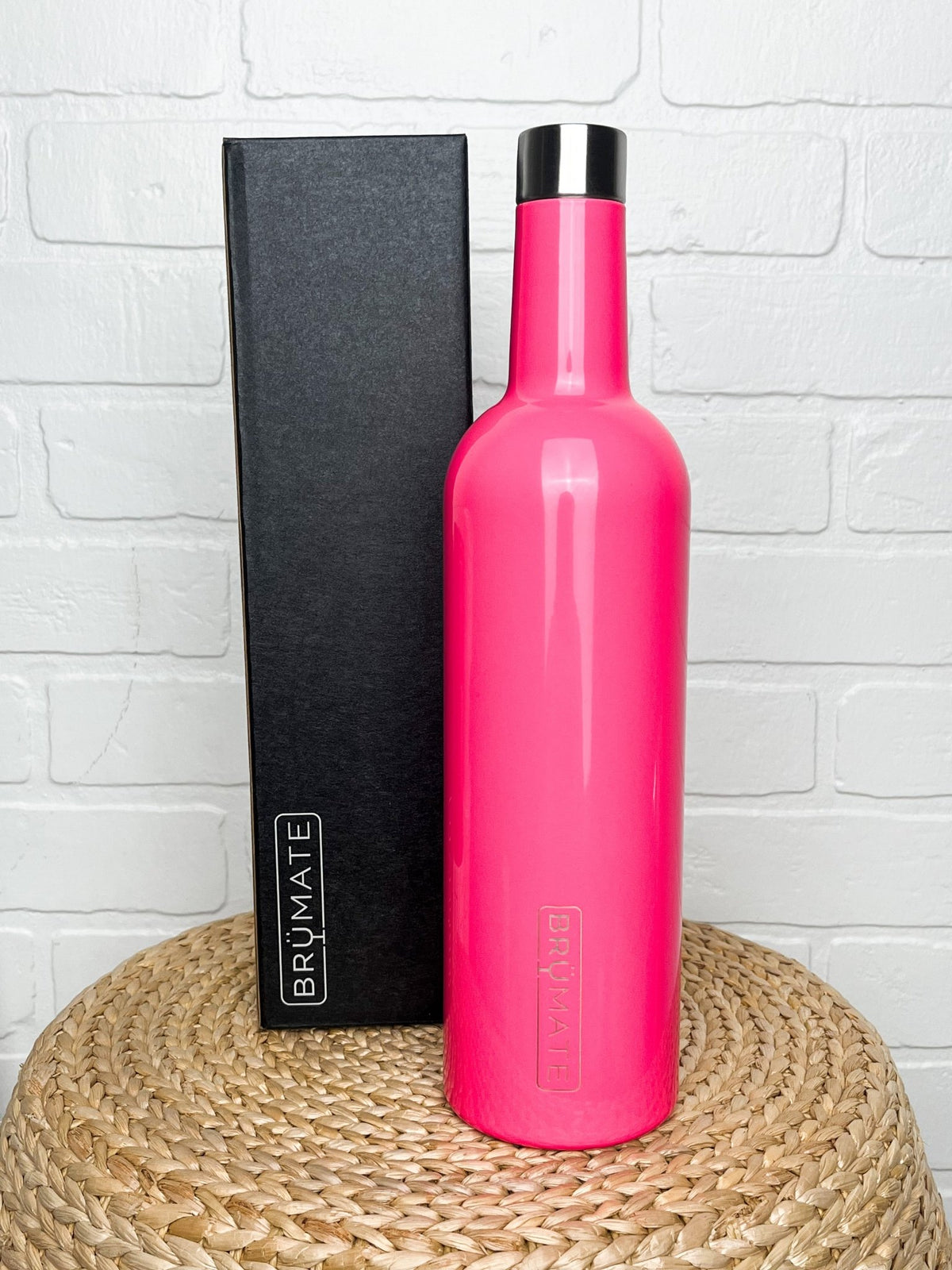BruMate winesulator neon pink - BruMate Drinkware, Tumblers and Insulated Can Coolers at Lush Fashion Lounge Trendy Boutique in Oklahoma City