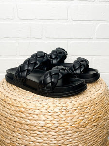 Albina braided sandal black - Trendy shoes - Fashion Shoes at Lush Fashion Lounge Boutique in Oklahoma City