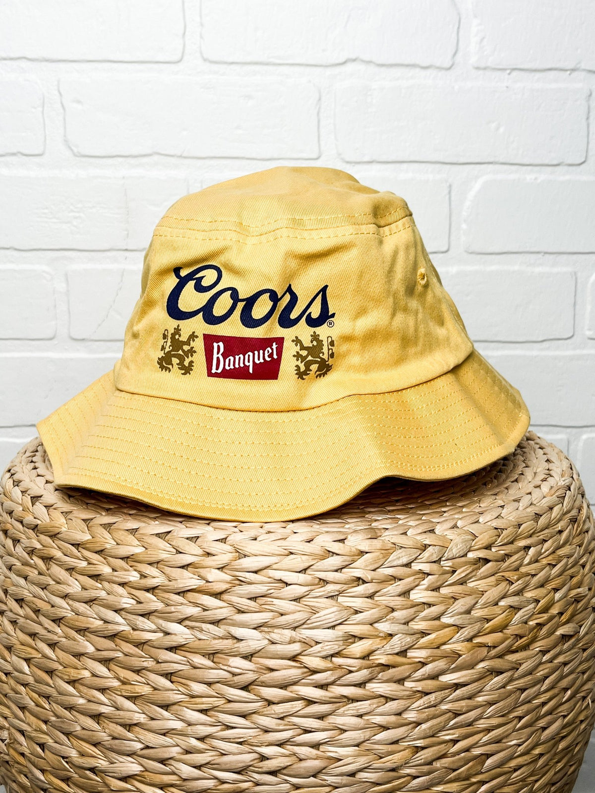 Coors twill bucket hat bleached sun - Trendy Gifts at Lush Fashion Lounge Boutique in Oklahoma City