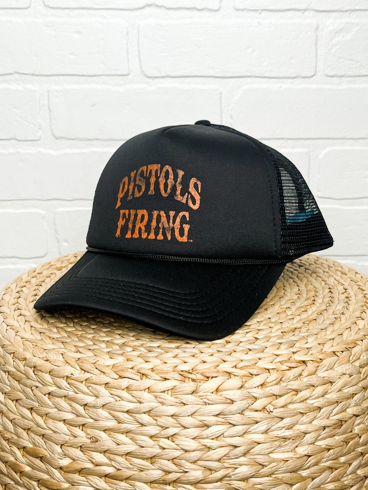OSU OSU Pistols Firing trucker hat black Hats Black | Lush Fashion Lounge Trendy Oklahoma State Cowboys Apparel & Cute Gameday T-Shirts