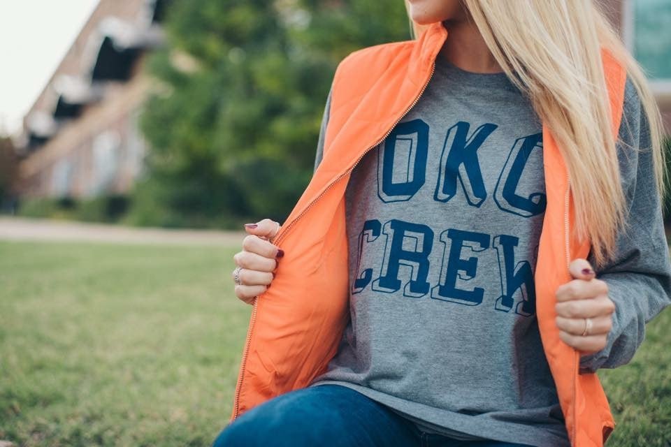 Trendy Oklahoma City inspired graphic t-shirts