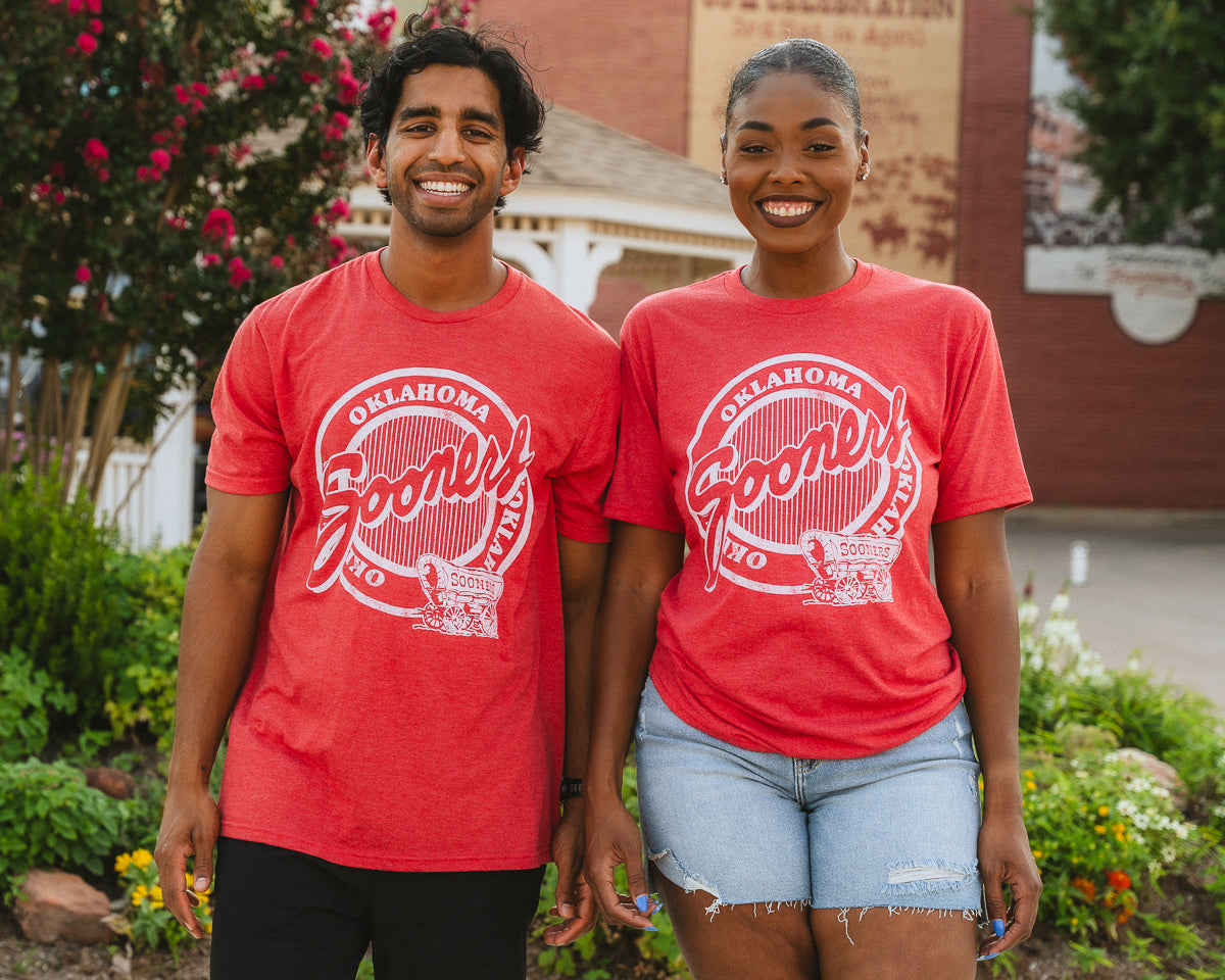 OU t-shirt from Lush Fashion Lounge women's boutique in Oklahoma City , OU Sooners t-shirt 