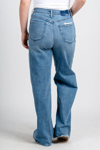 Daze far out high rise wide leg jeans right on | Lush Fashion Lounge: boutique women's jeans, fashion jeans for women, affordable fashion jeans, cute boutique jeans