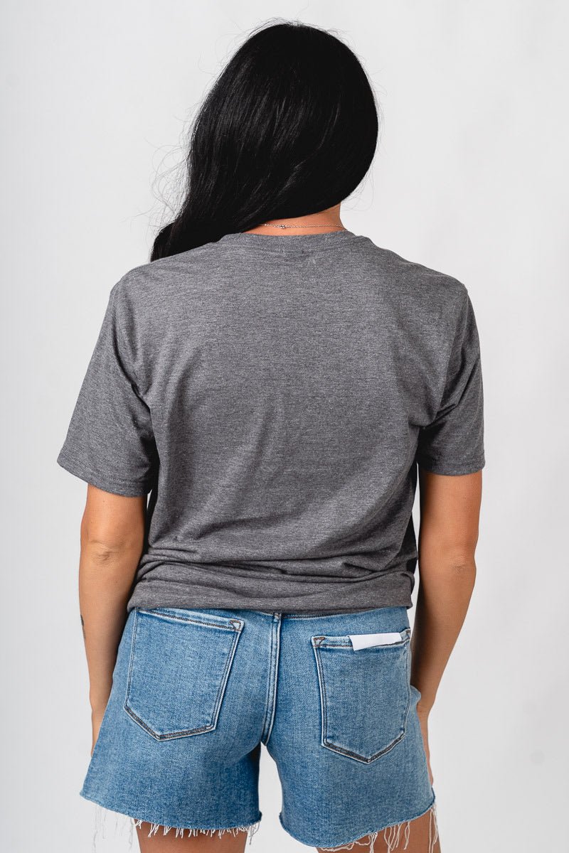 OSU OSU Cowboys football unisex t-shirt grey T-shirt | Lush Fashion Lounge Trendy Oklahoma State Cowboys Apparel & Cute Gameday T-Shirts