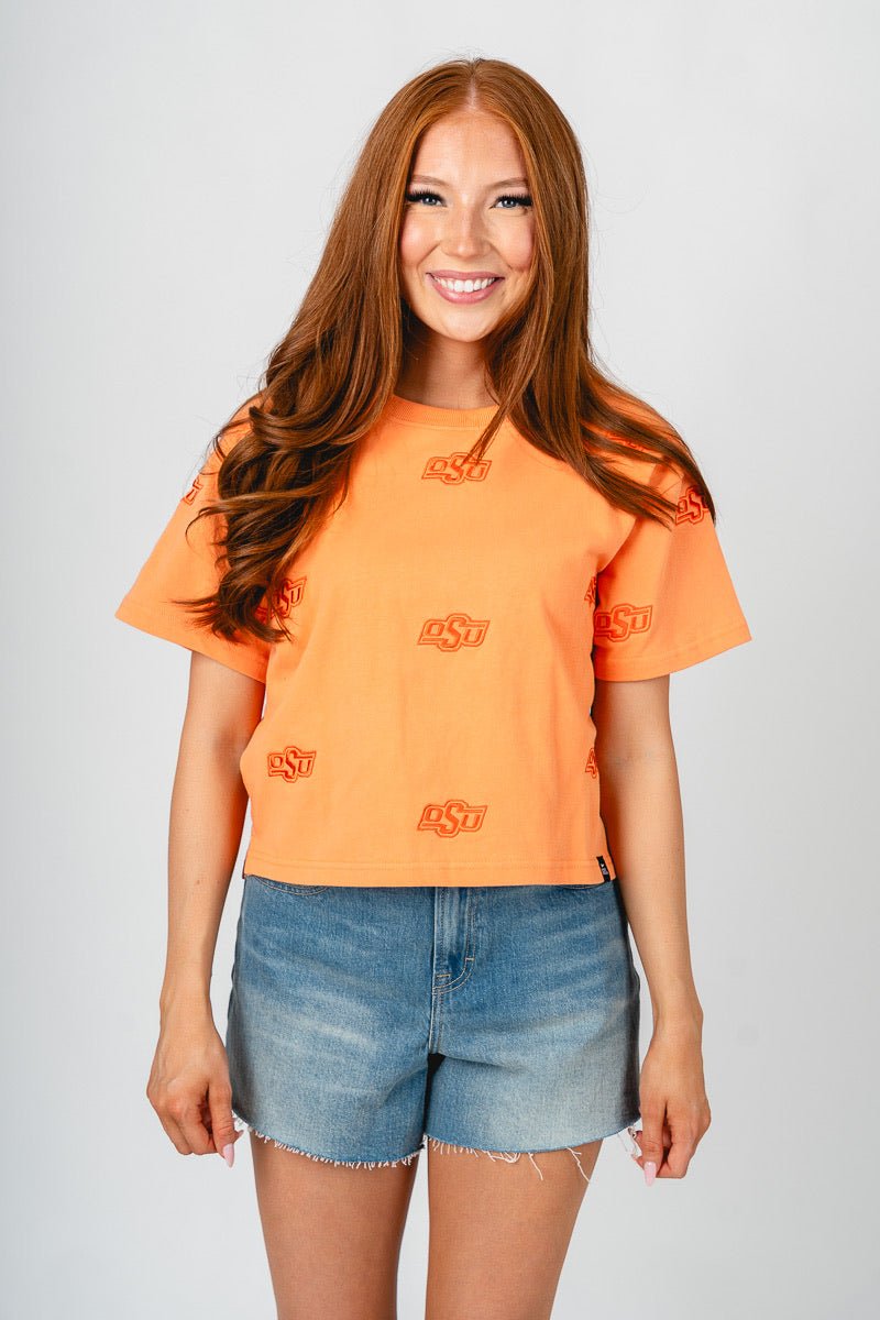 OSU OSU Oklahoma State ritter t-shirt orange T-shirt | Lush Fashion Lounge Trendy Oklahoma State Cowboys Apparel & Cute Gameday T-Shirts