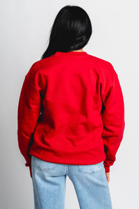 OU OU Sooners vintage sport sweatshirt crimson Sweatshirt | Lush Fashion Lounge Trendy Oklahoma University Sooners Apparel & Cute Gameday T-Shirts