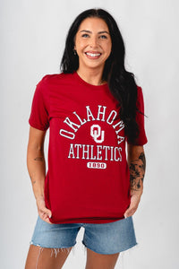 OU OU athletic 1890 unisex t-shirt cardinal T-shirt | Lush Fashion Lounge Trendy Oklahoma University Sooners Apparel & Cute Gameday T-Shirts