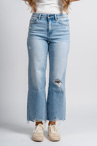 Flying Monkey high rise slim wide leg jeans ezra | Lush Fashion Lounge: boutique women's jeans, fashion jeans for women, affordable fashion jeans, cute boutique jeans