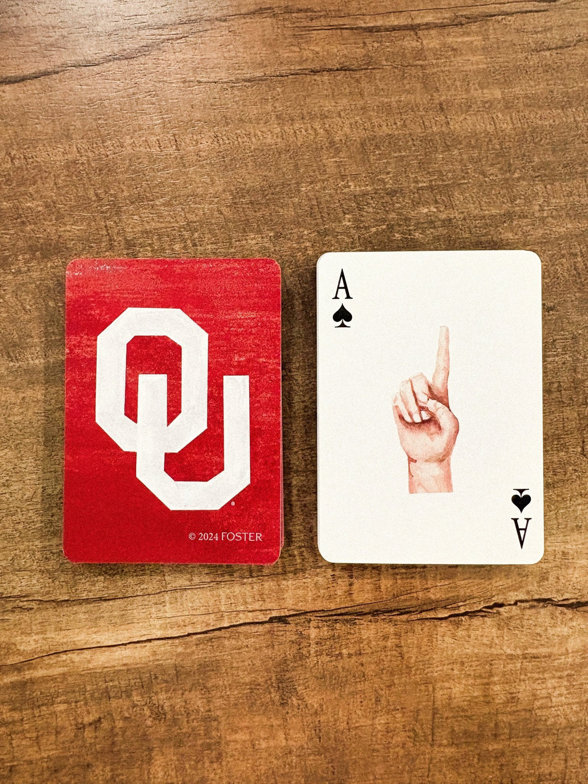 OU playing cards - Trendy Gifts at Lush Fashion Lounge Boutique in Oklahoma City