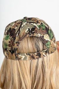 OU Horns down camo hat hat | Lush Fashion Lounge Trendy Oklahoma University Sooners Apparel & Cute Gameday T-Shirts