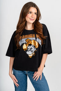 OSU OSU Cowboys starlight sequins tee black T-shirt | Lush Fashion Lounge Trendy Oklahoma State Cowboys Apparel & Cute Gameday T-Shirts