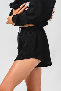 OSU Pocket waffle shorts black Shorts | Lush Fashion Lounge Trendy Oklahoma State Cowboys Apparel & Cute Gameday T-Shirts