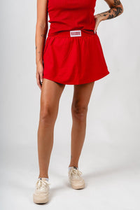 OU Boomer Sooner Alli tennis skort crimson skort | Lush Fashion Lounge Trendy Oklahoma University Sooners Apparel & Cute Gameday T-Shirts