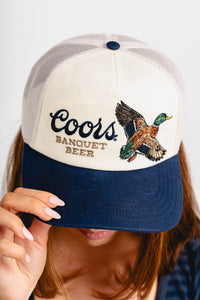 Coors Remington hat indigo/ivory - Trendy Hats at Lush Fashion Lounge Boutique in Oklahoma City