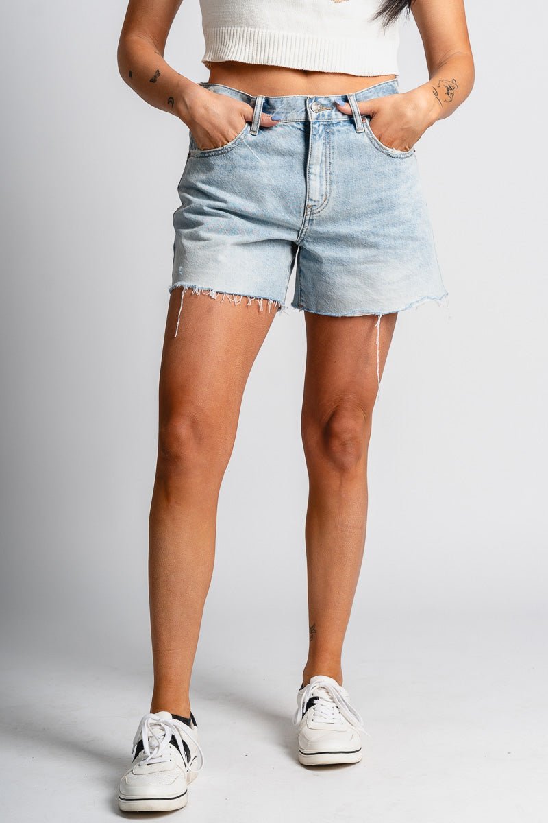 Daze Crossroads mid rise shorts reverie vintage - Stylish shorts - Trendy Staycation Outfits at Lush Fashion Lounge Boutique in Oklahoma City