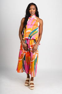 Isla satin pants pink - Stylish pants - Trendy Staycation Outfits at Lush Fashion Lounge Boutique in Oklahoma City