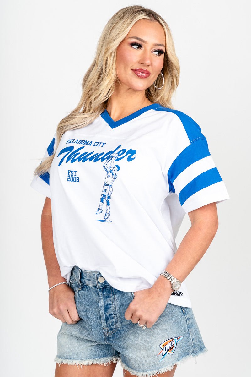 Oklahoma City Thunder laid back tee white