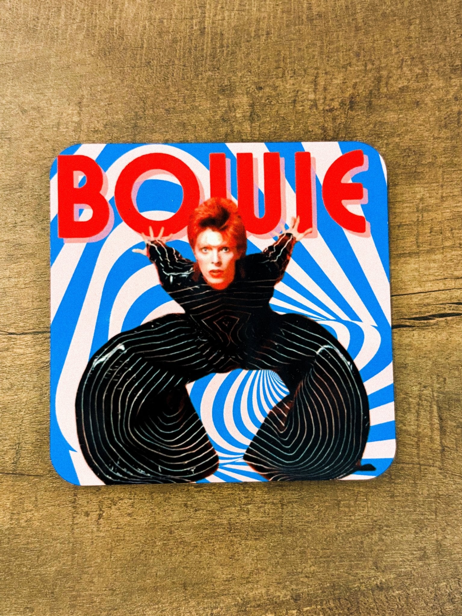 Art Wow pop culture cork coaster bowie