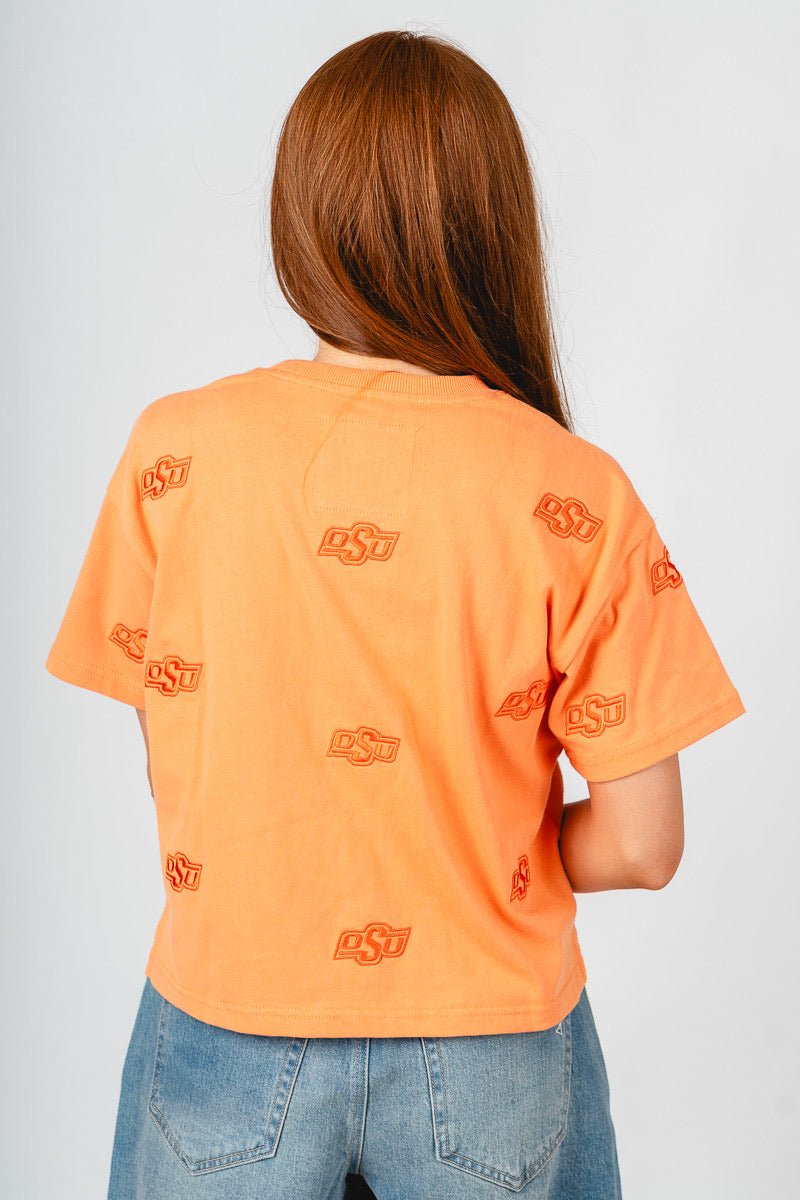 OSU OSU Oklahoma State ritter t-shirt orange T-shirt | Lush Fashion Lounge Trendy Oklahoma State Cowboys Apparel & Cute Gameday T-Shirts