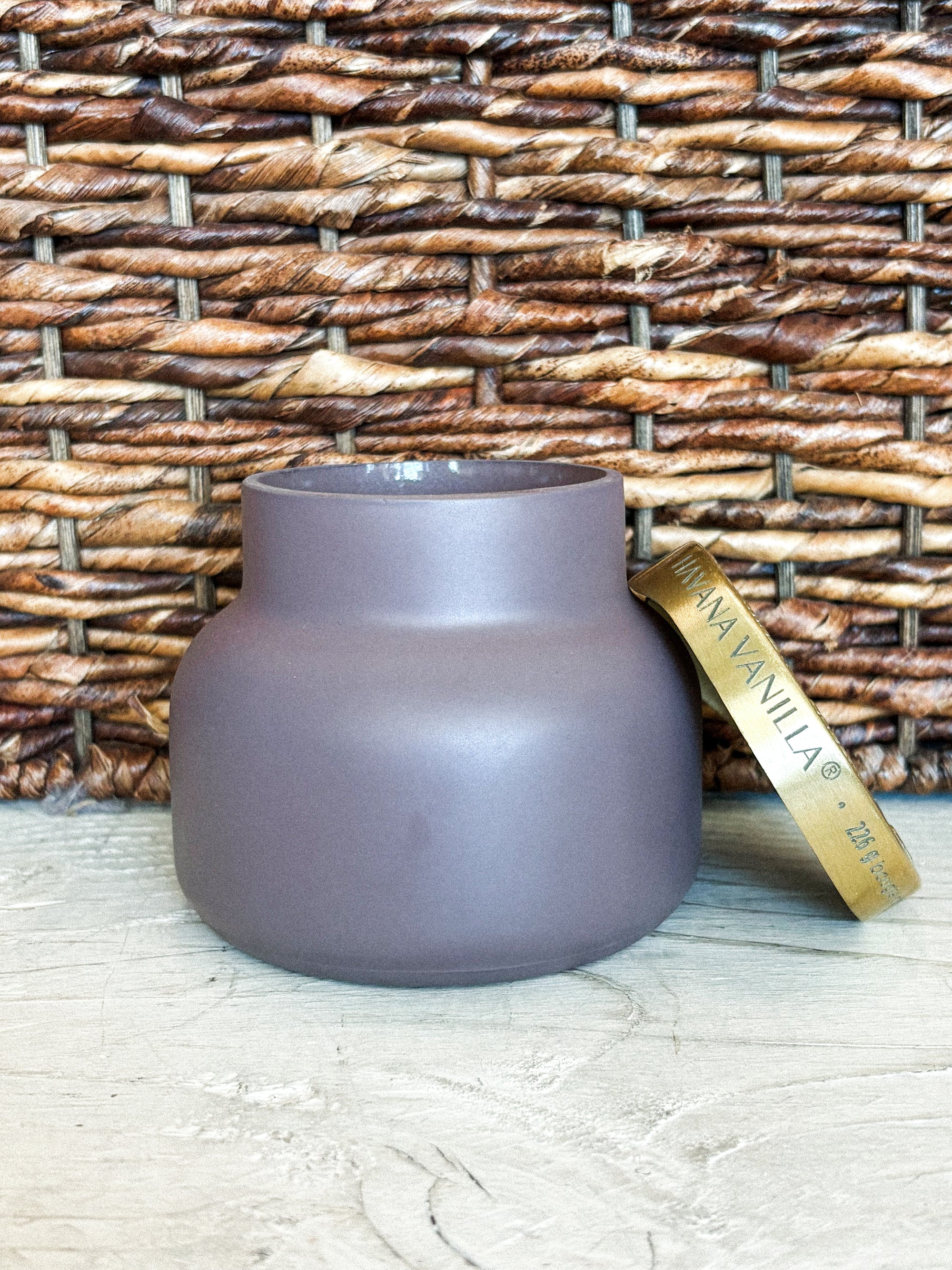 Capri Blue Artisan matte candle havana vanilla 8 oz