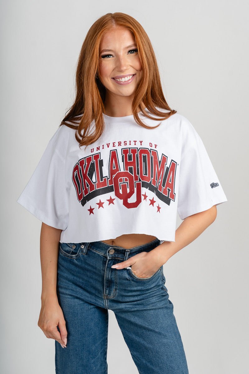 OU Sooners track top white