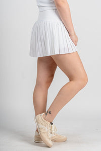 Z Supply playing doubles skirt white - Z Supply Skirt - Z Supply Apparel at Lush Fashion Lounge Trendy Boutique Oklahoma City