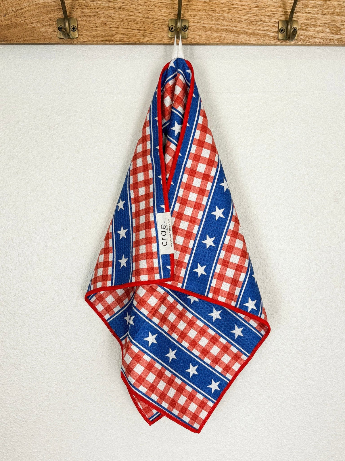 Crae double sided hand towel heritage stripe - Trendy Gifts at Lush Fashion Lounge Boutique in Oklahoma City