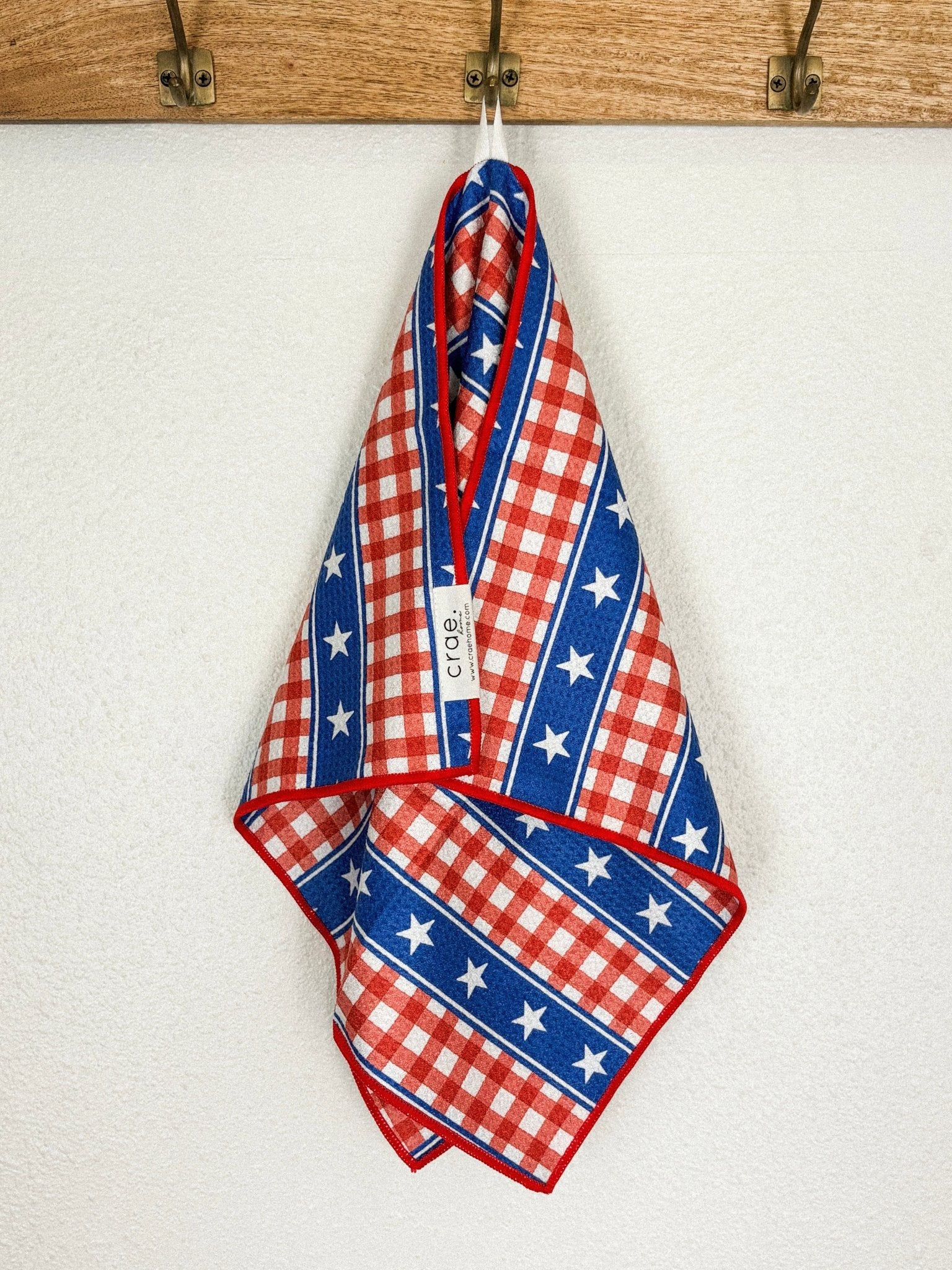 Crae double sided hand towel heritage stripe - Trendy Gifts at Lush Fashion Lounge Boutique in Oklahoma City
