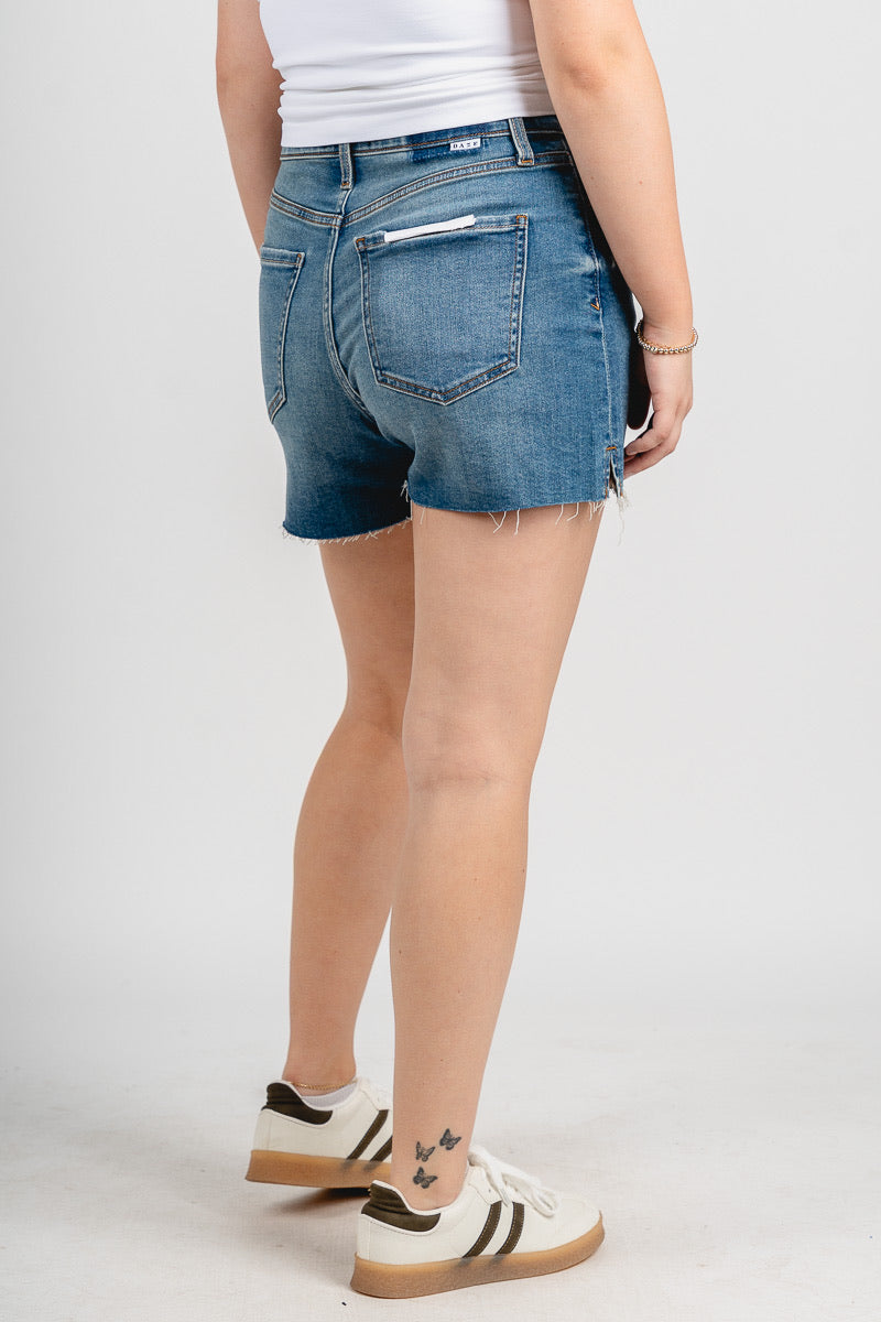 Daze high rise bottom line shorts vibe check