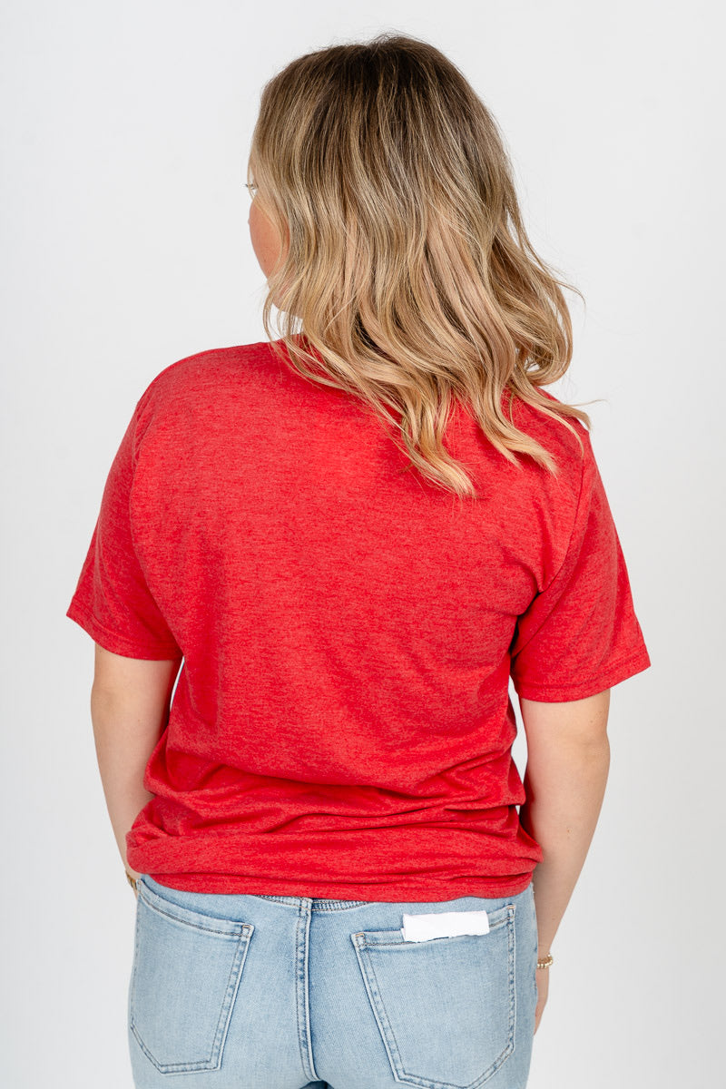 OU Sooners schooner unisex t-shirt red