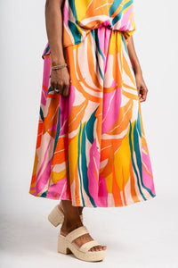 Isla satin pants pink - Trendy pants - Cute Vacation Collection at Lush Fashion Lounge Boutique in Oklahoma City