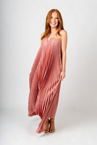 Pleated maxi dress hazel Stylish dress - Womens Fashion Dresses at Lush Fashion Lounge Boutique in Oklahoma City